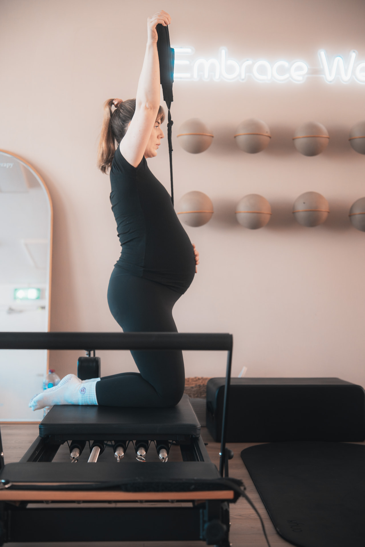 Bump & Me reformer Pilates in progress